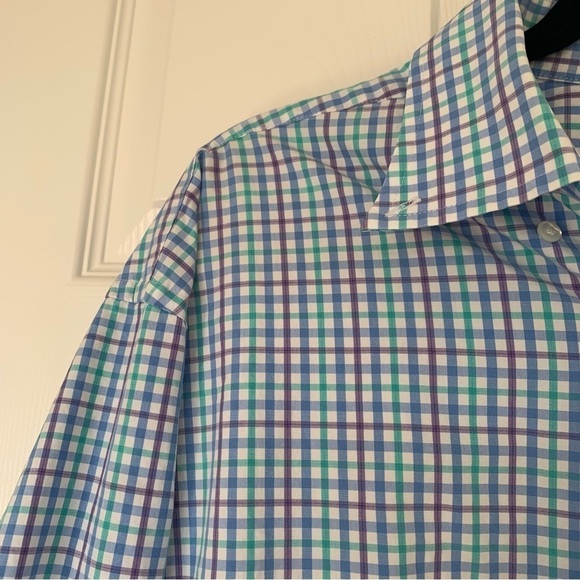 Vineyard Vines Gingham Classic Fit Murray Shirt Size XL - Picture 3 of 6